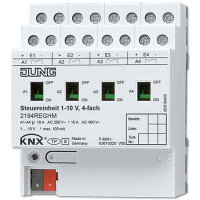 Jung 2194 REGHM Блок управления 1-10 B, 4 группы