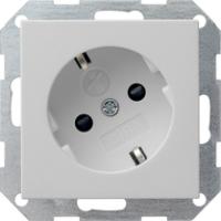 Gira 0418 015 Розетка SCHUKO 16 A 250 В~ с повернутой на 30° вставкой, затвором (shutter) и символом