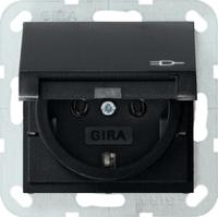 Gira 0454 005 РозеткиРозетка SCHUKO 16 A 250 В~ с откидной крышкой