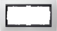 Gira 1002 24 Установочная рамка Gira Event Opaque Белый с промежуточной рамкой антрацитового цвета