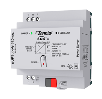 Zennio Универсальный блок питания KNX 320 мА с дополнительным выходом, KUPSupply 320mA ZPSU320