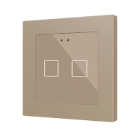 Zennio ZVIFR55X2 Емкостный сенсорный переключатель с RGB-подсветкой (55 x 55 мм) Flat RGB 55
