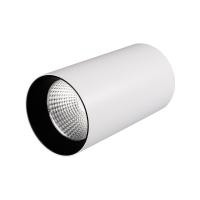 Arlight 022940 Светильник накладной SP-POLO-R85-1-15W Warm White 40deg (White, Black Ring) (Arlight, IP20 Металл, 3 года)