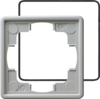 Gira 0251 42 Установочная рамка Gira S-Color с уплотнением Серый