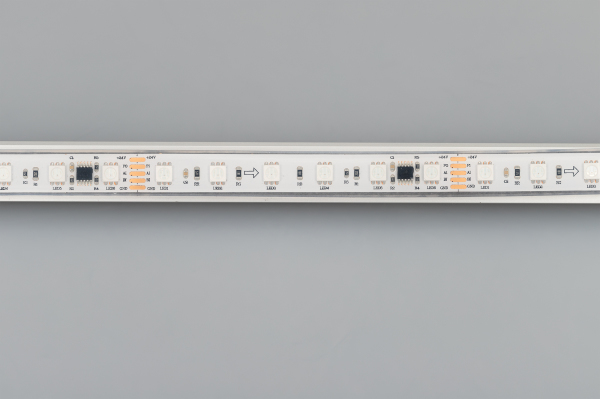 Оборудование Arlight 029760 Светодиодная лента DMX-5000P-5060-60 24V Cx6 RGB (14mm, 14.4W/m, IP66) (ARL, Закрытый, IP66) по выгодной цене. Купить в Москве со скидкой.