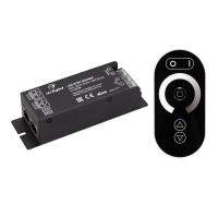 Arlight 027150 Диммер ARL-3022-OVAL-DIM Black (12-24V, 1x25A, ПДУ, RF) (Arlight, IP20 Металл, 2 года)