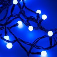Arlight 025570 Светодиодная гирлянда ARD-BALL-CLASSIC-D13-10000-BLACK-100LED BLUE (230V, 7W) (Ardecoled, IP65)
