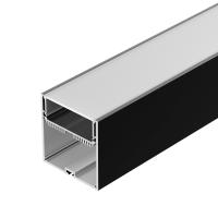 Arlight 027991 Профиль с экраном SL-LINE-7477-2500 BLACK+OPAL (Arlight, Алюминий)