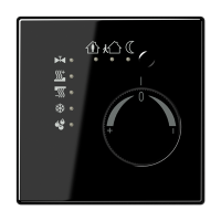 Jung LS 2178 TS SW KNX регулятор климата