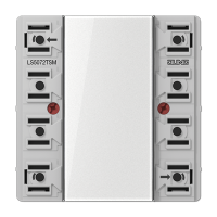 Jung LS 5072 TSM KNX кнопочный модуль «стандарт», 2 группы