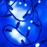 Arlight 025803 Светодиодная гирлянда ARD-STRING-CLASSIC-10000-BLACK-100LED-FLASH BLUE (230V, 7W) (Ardecoled, IP65)