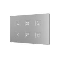 Zennio Емкостный сенсорный выключатель с подсветкой Tecla XL X6 ZVITXLX6