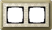 Gira 0212 663 Установочная рамка Gira ClassiX Art Бронза-кремовый