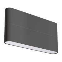 Arlight 032412 Светильник SP-WALL-FLAT-S170x90-2x6W Warm3000 (GR, 120 deg, 230V) (Arlight, IP54 Металл, 3 года)