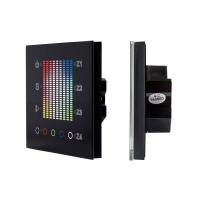 Arlight 020585 Панель Sens SR-2831AC-RF-IN Black (220V,RGB,4зоны) (Arlight, IP20 Пластик, 3 года)