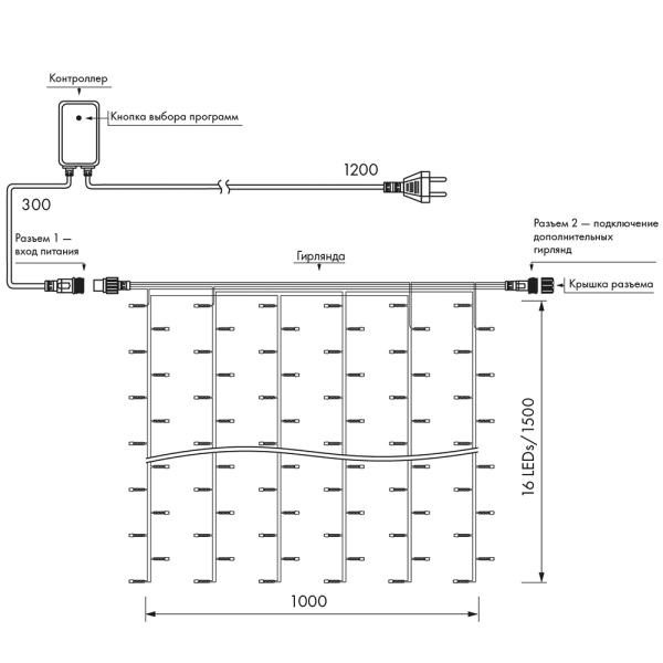 Оборудование Arlight 024826 Светодиодная гирлянда ARD-CURTAIN-HOME-1000x1500-CLEAR-96LED Warm (230V, 6W) (ARDCL, IP20) по выгодной цене. Купить в Москве со скидкой.