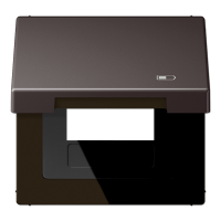 Jung AL 2990 KL USB D Откидная крышка (с возвратной пружиной)