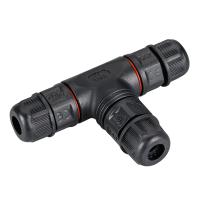 Arlight 024937 Коннектор тройной NEO-CON-T-2pin-BK (3-7mm, IP67) (Arlight, IP67 Пластик, 3 года)