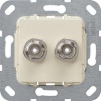 Gira 563001 Вставка BNC 2-местн.Беспаечный контакт