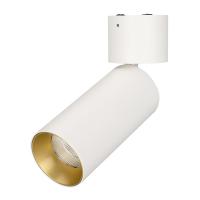 Arlight 027541 Светильник SP-POLO-SURFACE-FLAP-R65-8W White5000 (WH-GD, 40 deg) (Arlight, IP20 Металл, 3 года)