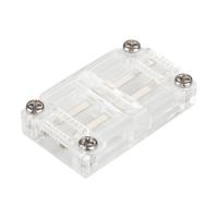Arlight 027067 Коннектор прямой для ленты ARL-50000PV (15.5x6mm) прозрачный (Arlight, Пластик)