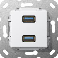 Gira 568503 Вставка USB 3.0 тип A 2-местн.Разветвительный кабель