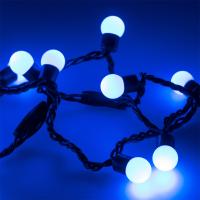 Arlight 025589 Светодиодная гирлянда ARD-BALL-CLASSIC-D17.5-20000-BLACK-200LED BLUE (230V, 14W) (Ardecoled, IP65)