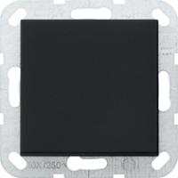 Gira 0130005 Кнопочный выключатель 10 AX 250 В~ с вертикально расположенной клавишейПереключающий контакт 1-пол.