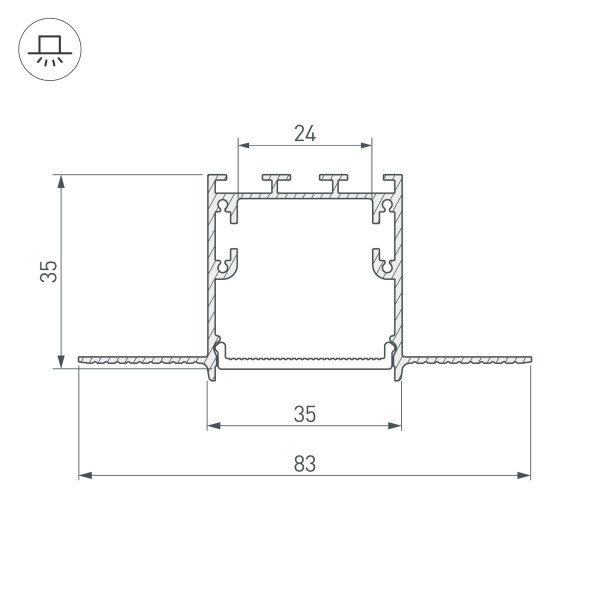 Оборудование Arlight 027158 Профиль SL-LINIA32-FANTOM-2000 ANOD (Arlight, Алюминий) по выгодной цене. Купить в Москве со скидкой.