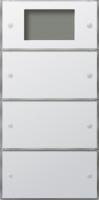 Gira 2043 112 Сенсорный выключатель 3 KNX Plus, 3-местн. (1+2)