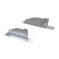Arlight 026792 Заглушка для ALM-ARC-SIDE серая правая с отверстием (Arlight, Металл)