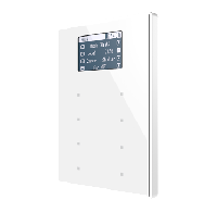 Zennio ZVI-TMDV-PW TMD-Display View / Контроллер комнатный KNX, 8 сенсорных кнопок, дисплей 1.8 дюймов с меню, цвет: Белый
