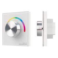 Arlight 033764 Панель SMART-P8-RGB-G-IN White (12-24V, 3x4A, Rotary, 2.4G) (Arlight, IP20 Пластик, 5 лет)