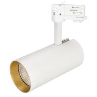 Arlight 027457 Светильник SP-POLO-TRACK-LEG-R85-15W Warm3000 (WH-GD, 40 deg) (Arlight, IP20 Металл, 3 года)