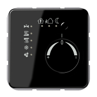 Jung CD 2178 SW KNX регулятор климата