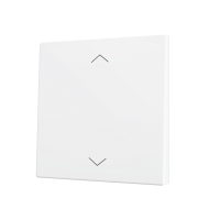 Zennio ZS70CSOFT12SHMW ZS70, Крышка для кнопки Simple KNX Soft 70x70 мм, Наклон вверх и вниз, Значок затвора, Матовый белый