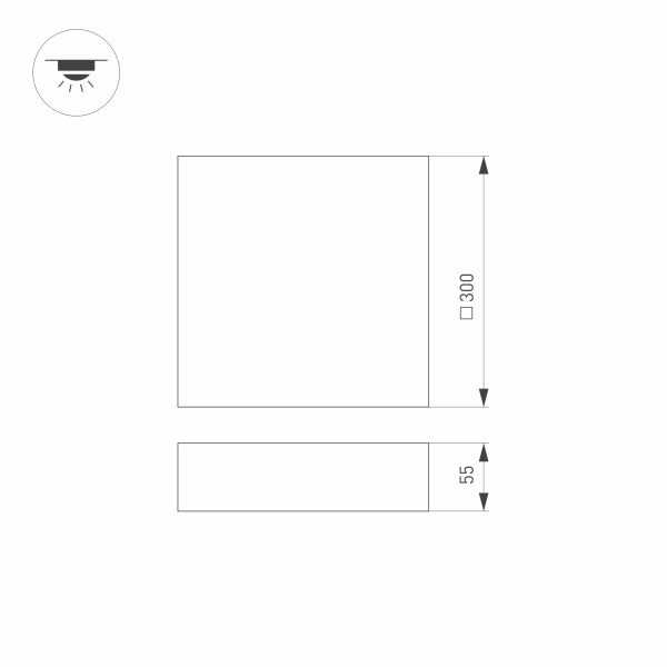 Оборудование Arlight 029487(1) Светильник SP-QUADRO-S300x300-36W Warm3000 (BK, 120 deg, 230V) (ARL, IP40 Металл, 3 года) по выгодной цене. Купить в Москве со скидкой.