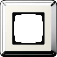 Gira 0211 643 Установочная рамка Gira ClassiX Хром-кремовый