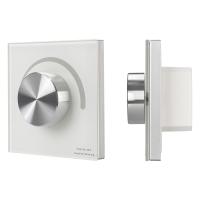 Arlight 027115 Панель SMART-P37-DIM-IN White (230V, 1.2A, TRIAC, Rotary, 2.4G) (Arlight, IP20 Пластик, 5 лет)