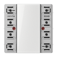 Jung LS 5074 TSM KNX кнопочный модуль «стандарт», 4 группы