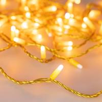 Arlight 031201 Светодиодная гирлянда ARD-STRING-CLASSIC-10000-YELLOW-100LED-MILK-FLASH Yellow (230V, 7W) (Ardecoled, IP65)