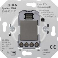 Gira 2385 00 Универсальная вставка светодиодного диммера (кнопочный диммер) System 2000