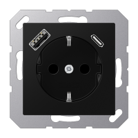Jung A 1520-15 CA SWM Розетка SCHUKO® с USB-интерфейсом