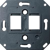 Gira 0192 00 Опорное кольцо системы Modular Jack, 2-местн., для размещения гнезд Modular Jack AMP