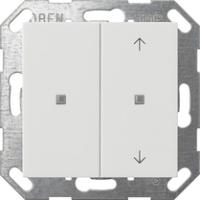 Gira 517503 Кнопочный выключатель KNX, клавиша двойн., без надписи / с символами стрелок