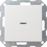 Gira 012227 Кнопочный контрольный выключатель 10 AX 250 В~ с клавишейВыключатель 2-пол.