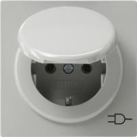 Gira 0454 42 Розетка SCHUKO 16 A 250 В~ с откидной крышкой