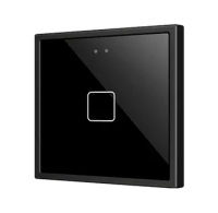 Zennio ZVIF70X1A Flat 70 Х1. PC-ABS Емкостная кнопка 70x70 - 1 кнопка - Антрацит (рамка ZS70 не входит в комплект)