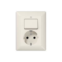 Jung AS 5576 U SCHUKO®-розетка 16 A / 250 B ~с универсальным выключателем 10 AX / 250 B ~