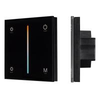Arlight 033765 Панель SMART-P21-MIX-G-IN Black (12-24V, 4x3A, Sens, 2.4G) (Arlight, IP20 Пластик, 5 лет)